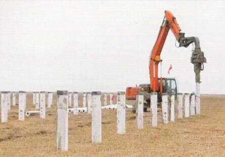 蘇北寶應(yīng)光伏電站工地